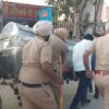 Punjab Police officers forcibly seizing the coffin of Daljit Singh from grieving family members and anti-drug protesters in Mansa on October 27, 2026.
